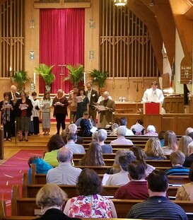 Palm Sunday Passion Gospel at All Saints Episcopal Church, Appleton